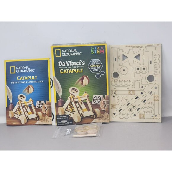 National Geographic Da Vincis Inventions Catapult Kit‎ - Picture 1 of 10